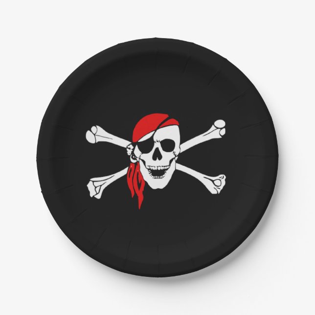 Avast My Party Matie! Paper Plates (Front)