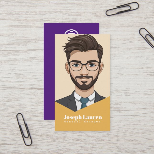 Avatar Business Card (Front/Back In Situ)