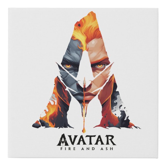 Avatar: Fire and Ash Faux Canvas Print (Front)