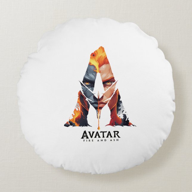 Avatar: Fire and Ash Round Pillow (Front)