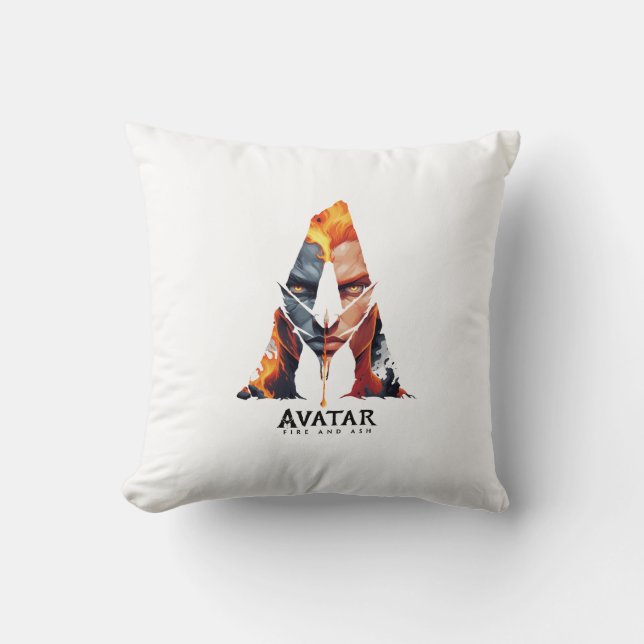 Avatar: Fire and Ash Throw Pillow (Front)