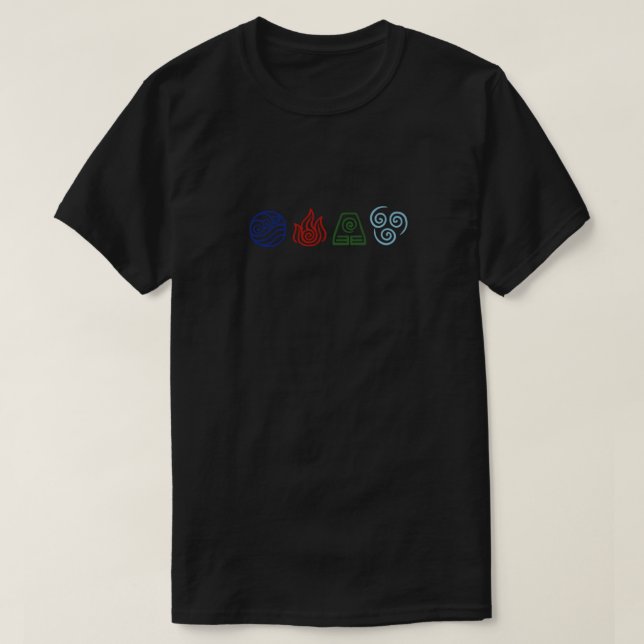 Avatar Four Elements Classic T-Shirt (Design Front)