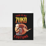 Avatar The Last Airbender Halloween This Is My Zuk Card