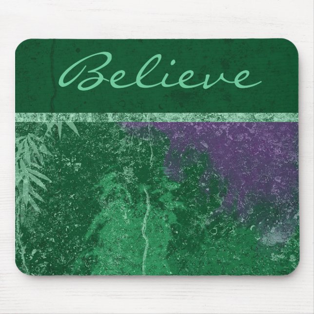 Avatar Toxic Green "Believe" Mouse Pad (Front)
