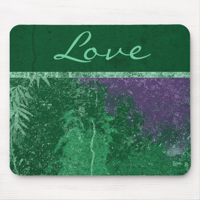 Avatar Toxic Green "Love" Mouse Pad (Front)