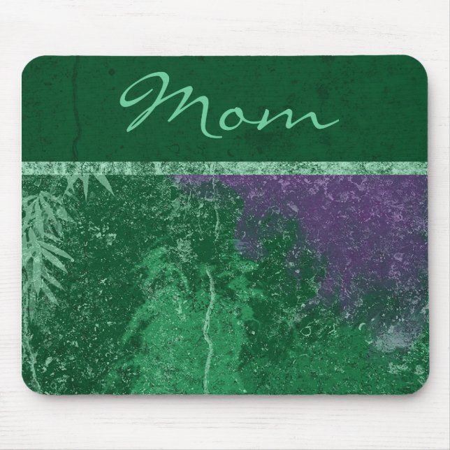 Avatar Toxic Green "Mom" Mouse Pad (Front)