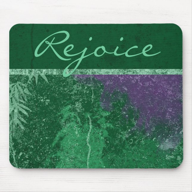 Avatar Toxic Green "Rejoice" Mouse Pad (Front)