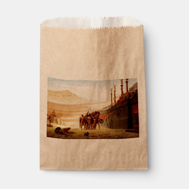Ave Caesar by Jean-Leon Gerome Favor Bag (Front)