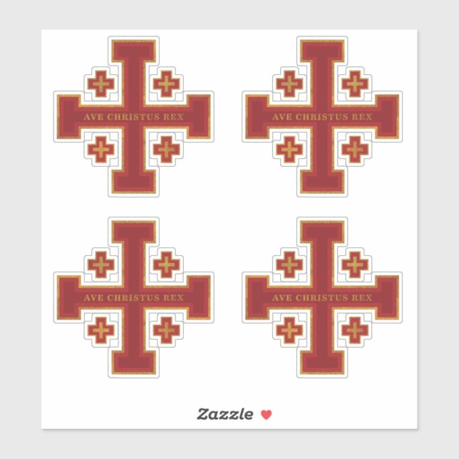 Ave Christus Rex Sticker (Sheet)