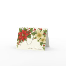 Ave Maria Christmas Blessing with Rosary Florals