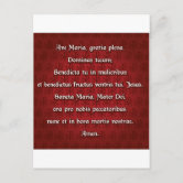 Chicago script logo in red postcard, Zazzle