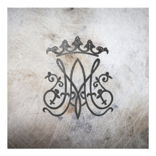 Ave Maria Monogram Photo Print