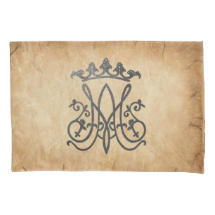 Ave Maria Monogram Pillow Case