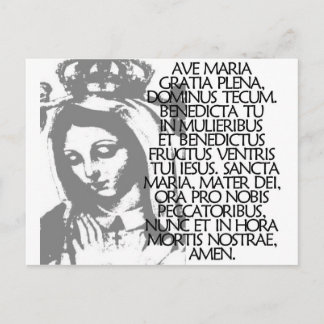 Ave Maria Postcard