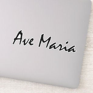 Ave Maria Sticker