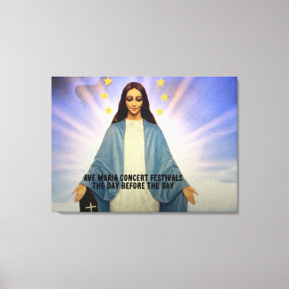 Ave Maria wall decoration Canvas Print