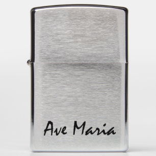Ave Maria Zippo Lighter