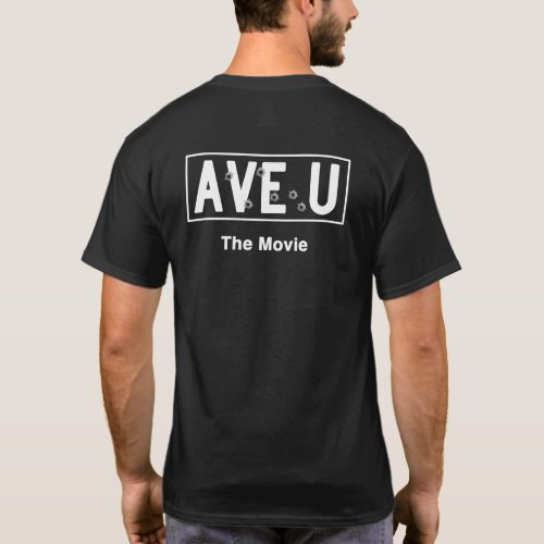 Ave U Movie Street Sign Dark T_Shirt
