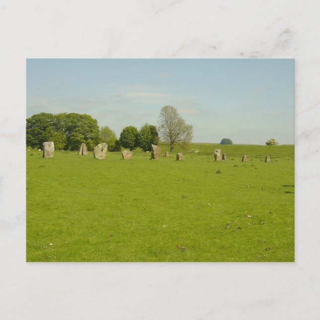 Avebury Henge - UK Postcard (Front)