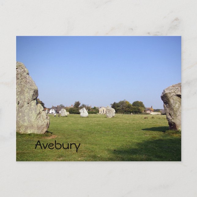 Avebury, Oh Avebury Postcard (Front)