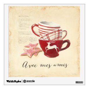 Avec Mes Amis Wall Decal