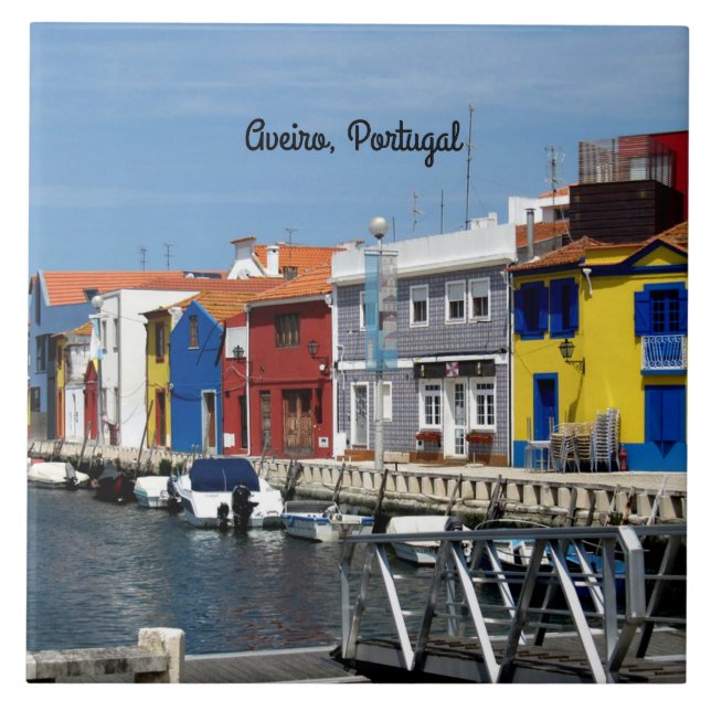 Aveiro, Portugal Ceramic Tile (Front)
