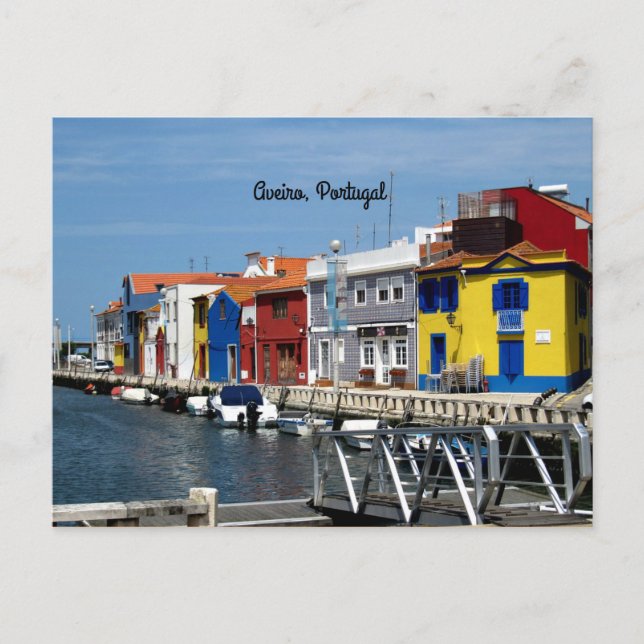 Aveiro, Portugal Postcard (Front)