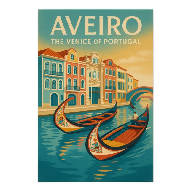 Aveiro – The Venice of Portugal Poster (Front)