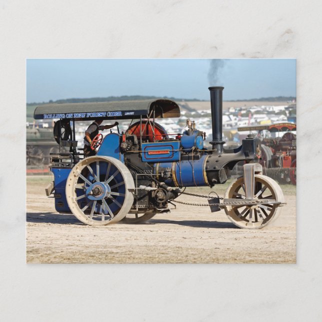 Aveling & Porter 10-ton Roller 'Moby Dick' Postcard (Front)