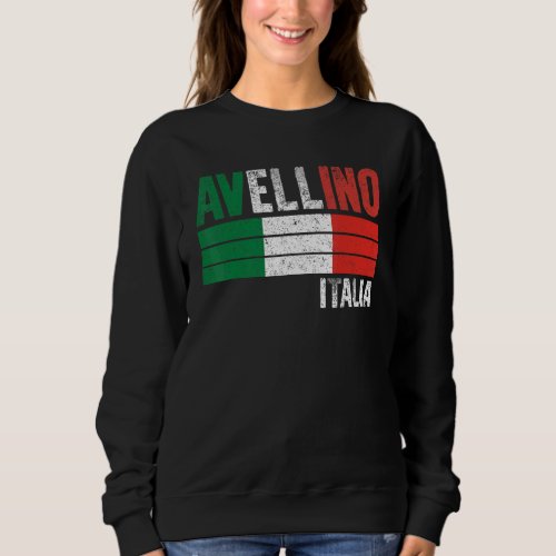 Avellino Italia Italy Flag Italian Mens Womens Kid Sweatshirt