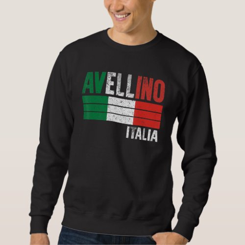 Avellino Italia Italy Flag Italian Mens Womens Kid Sweatshirt