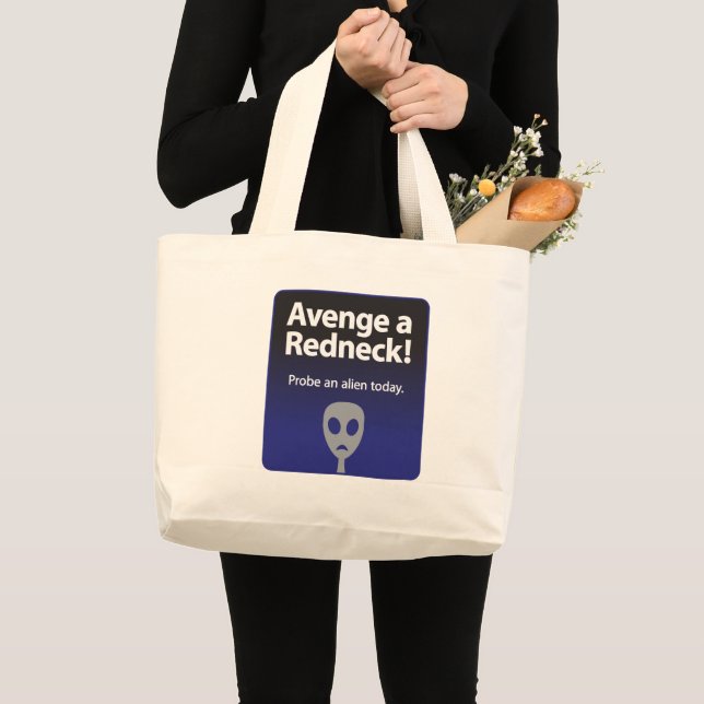 Avenge a Redneck Large Tote Bag (Front (Product))