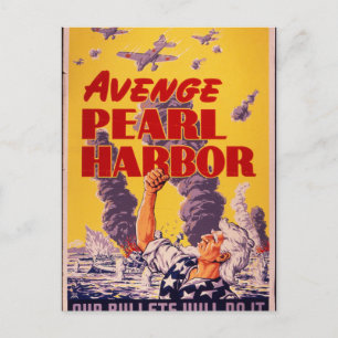 Avenge Pearl Harbor Postcard