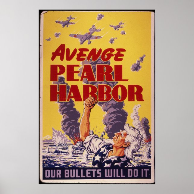Avenge Pearl Harbor Poster (Front)