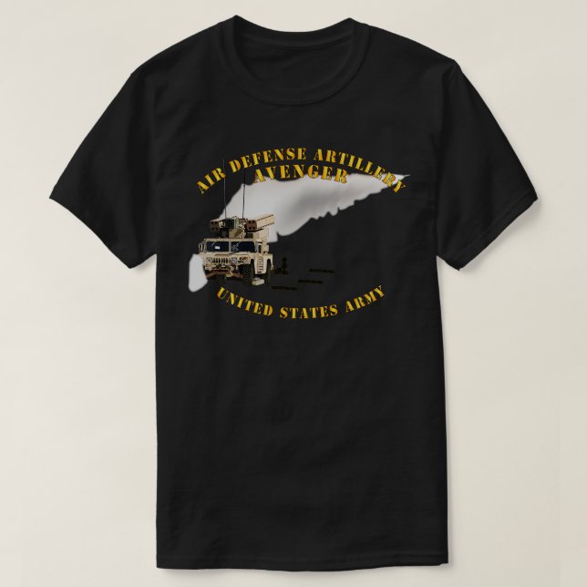 Avenger Air Defense Firing Missile T-Shirt (Design Front)