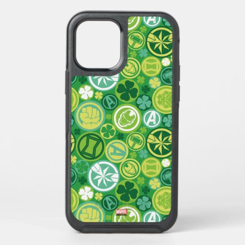 Avenger Icons  Shamrocks Pattern OtterBox Symmetry iPhone 12 Case