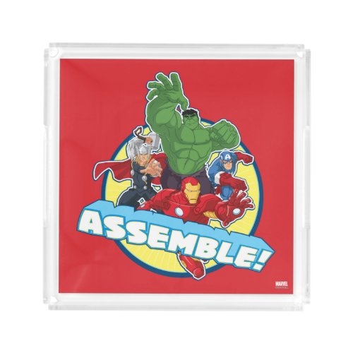 Avengers Assemble Acrylic Tray