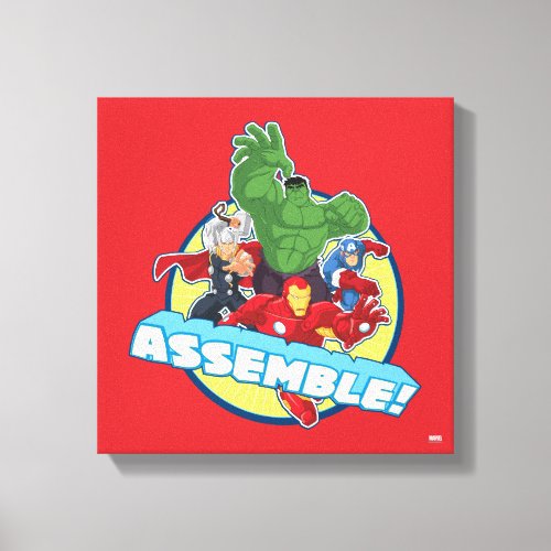 Avengers Assemble Canvas Print