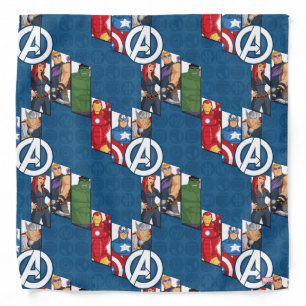 Avengers Assemble Characters Kid Pattern Bandana