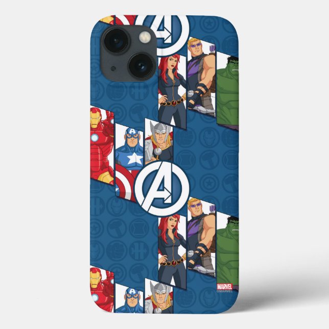 Avengers Assemble Characters Kid Pattern Case-Mate iPhone Case (Back)