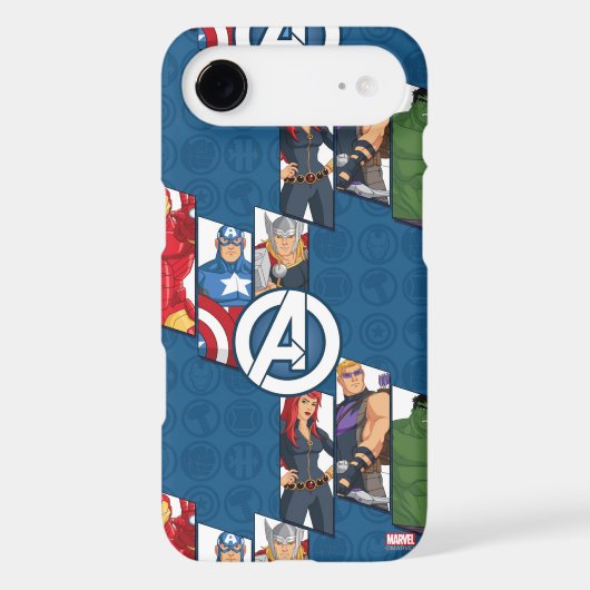 Avengers Assemble Characters Kid Pattern Case-Mate Samsung Galaxy Case (Back)
