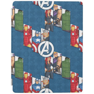 Avengers Assemble Characters Kid Pattern iPad Smart Cover