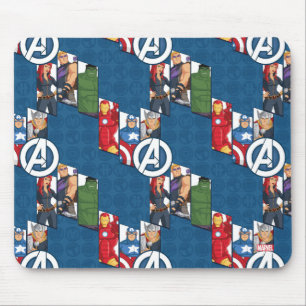 Avengers Assemble Characters Kid Pattern Mouse Pad