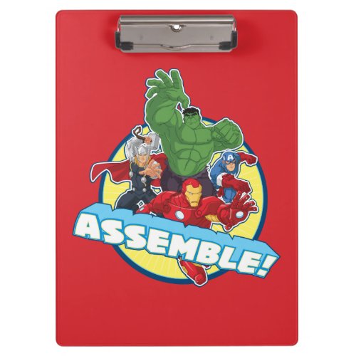 Avengers Assemble Clipboard