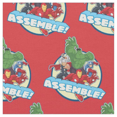 Avengers Assemble Fabric