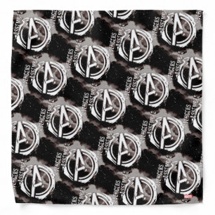 Avengers Assemble Grunge Pattern Bandana