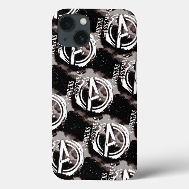 Avengers Assemble Grunge Pattern Case-Mate iPhone Case (Back)
