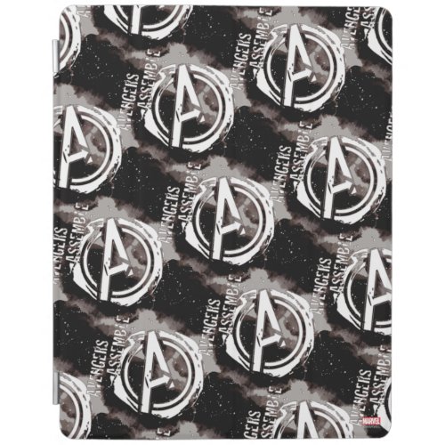 Avengers Assemble Grunge Pattern iPad Smart Cover