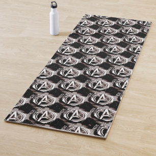 Avengers Assemble Grunge Pattern Yoga Mat
