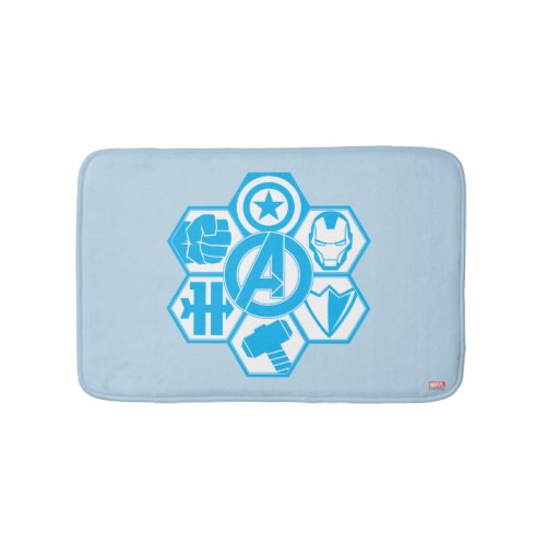 Avengers Assemble Icon Badge Bath Mat